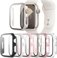 6-Pack Case Compatible with Apple Watch 44mm Series SE 2nd Gen 6 5 4 with Temper
