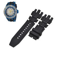 Subaqua 20127 26mm Black Rubber Watch Strap For Invicta