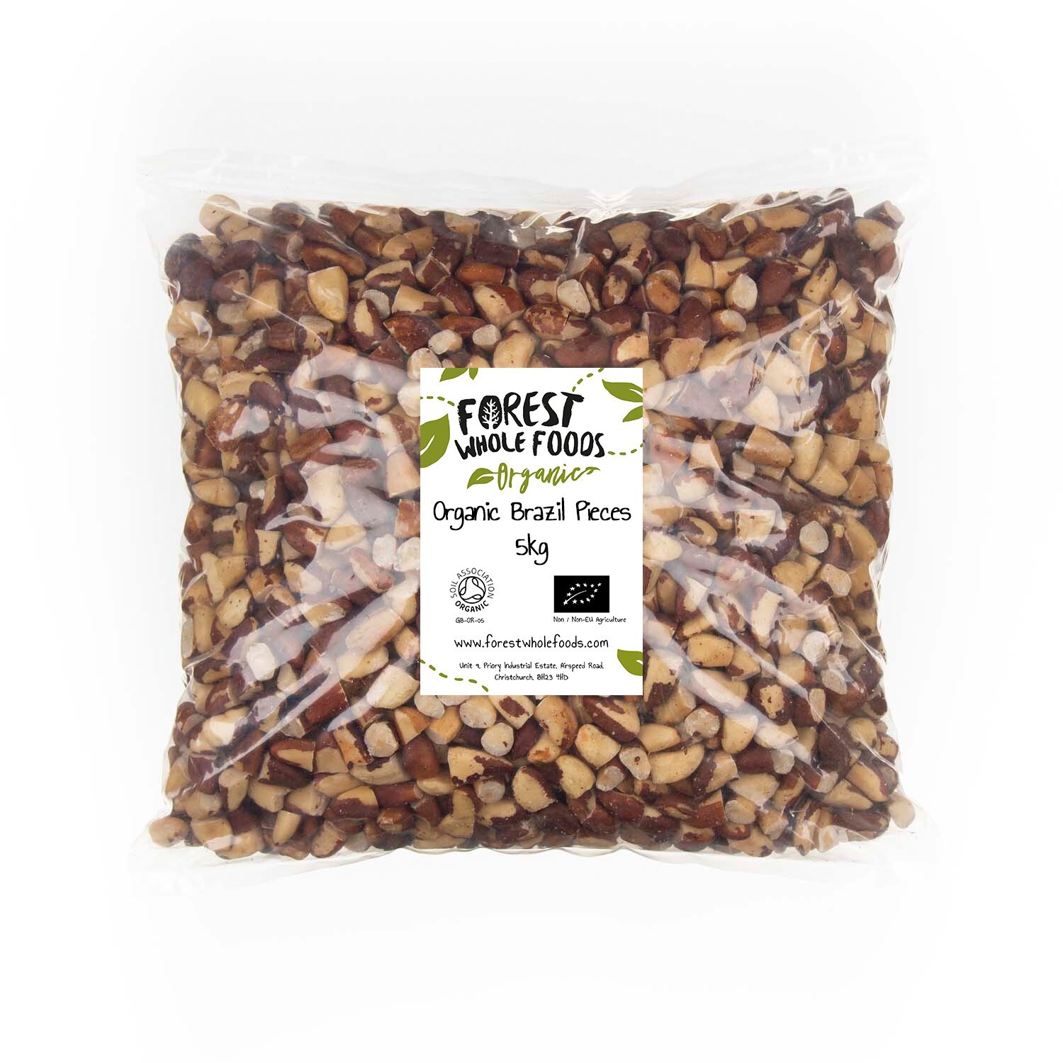 Organic Brazil Nut (Pieces) 5kg - Forest Whole Foods