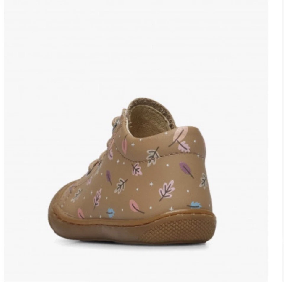 NUEVO CON ETIQUETAS Zapatos Naturino Cocoon VL Gamuza Primeros Pasos Beige Hojas - Talla 21 Foto 4 de 4