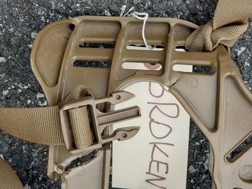 BROKEN Downeast Inc. 1606 MC USMC FILBE Pack 2a Generazione Coyote Alice TELAIO ROTTO - Foto 5 di 9