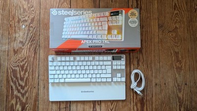 SteelSeries Apex Pro TKL Gen 3 White DE Gaming Tastatur Rapid Trigger