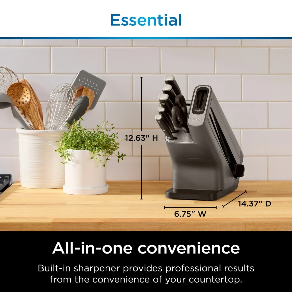 Ninja NeverDull™ 7-Piece Essential Prep Knife System | eBay