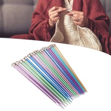 10in Knitting Needles Set Single Pointed 25cm Colored Ultra Light Various Sizes