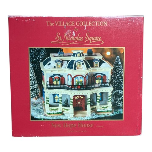 Saint Nicholas Square New Hope House Retired! 2002 Complete In Box 56 Christmas - Picture 4 of 23