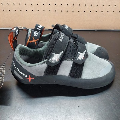 Climb X Rave Phantom Granite Grey Men's 7.5 Women's 8.5 Climbing Shoes Black