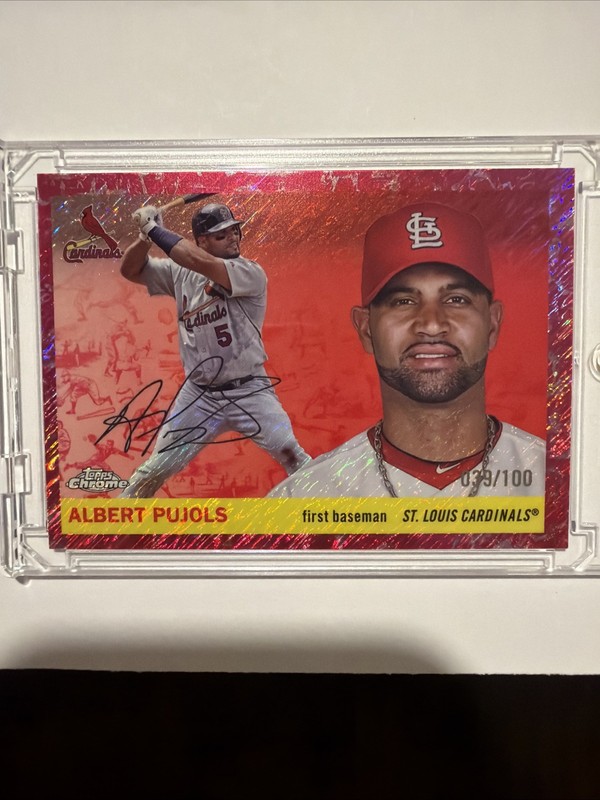 2026 Topps Chrome Albert Pujols St. Louis Cardinals #461 Serial Numbered /100