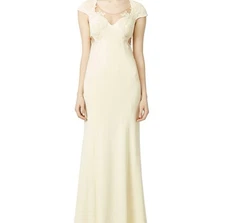 💛 Excellent Condition Marchesa Notte ‘Yellow Fields’ Gown Size 6 RRP $1245 💛