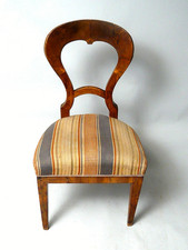 Sedia Biedermeier noce e faggio 1820 circa