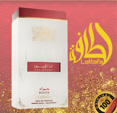 Unisex Arabo Parfum ANA ABIYEDH ROUGE ml.60 Eau de Parfum LATTAFA