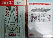 DECAL: 1/24 S27DC466 1989 Marukatsu Porsche 962C #20 Lemans