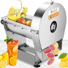 Commercial Vegetable Slicer Electric Potato Slicing Machine Sweet Potato Slic...