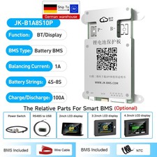 JK BMS 4S-8S 12V-24V 100A Li-ion LiFePo4 BMS with 1A Active Balance BT/RS485 lot
