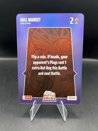 2026 Bo Jackson Battle Arena Bull Market First Edition Bonus Play Foil SP BPL-24