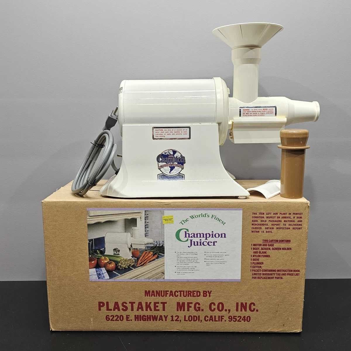 Champion Masticating Juicer Juicers for sale | eBay