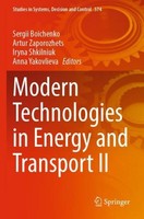 Modern Technologies In Energy And Transport II Sergii Boichenko