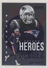 2021 Panini Absolute Unsung Heroes Jake Bailey #UH4 fm0