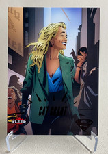 2026 Upper Deck Fleer Ultra Superman Cat Grant BLACK #9/75 No.7