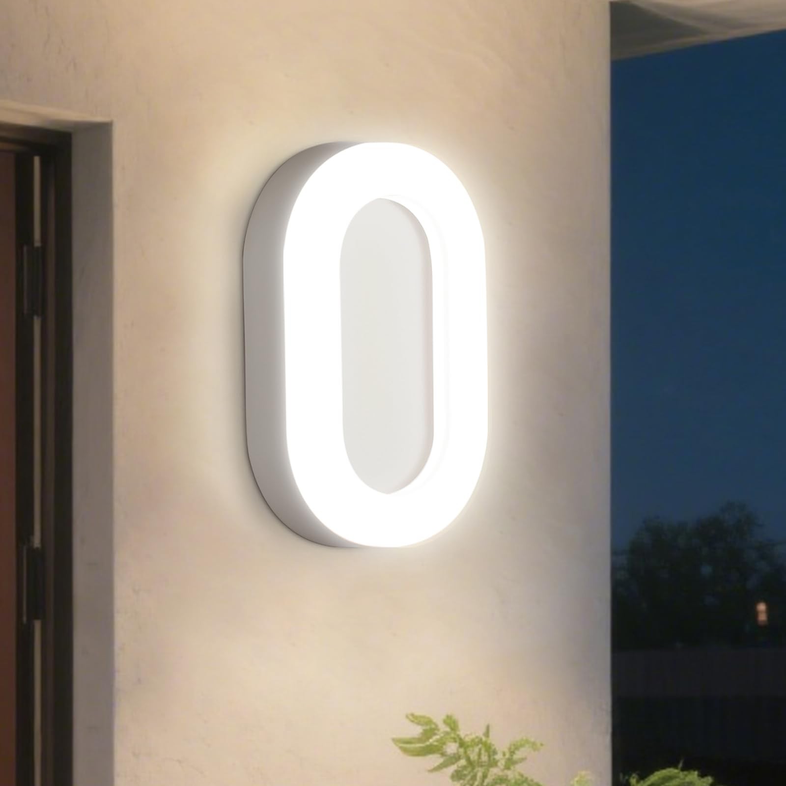 Plafonnier LED 12W 1200LM applique murale interieur exterieur 4000K blanc neutre