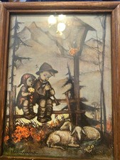 Wunderschönes kleines Bild, Signiert von Hummel