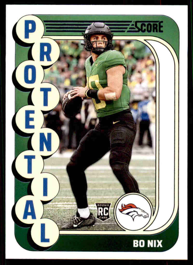 2024 Score #11 Bo Nix Protential Purple