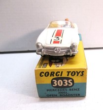 Corgi Toys, 303S Mercedes-Benz 300SL Open Roadster, Original,