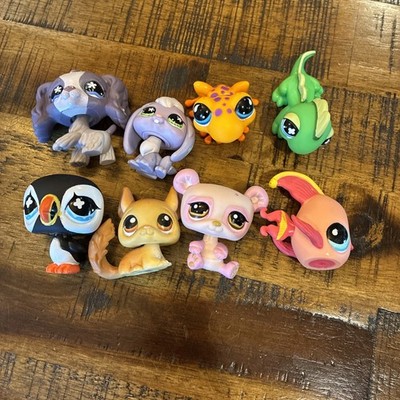 Littlest Pet Shop Lot of 8 mixed animals