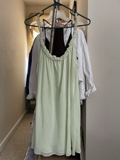 Oscar de La Renta Pink Label Green Cottage/Fairy Core, Shift Dress Size L