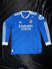 Real Madrid adidas 2025/26 Third Authentic Long Sleeve Jersey Size:L