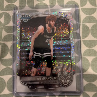 2025-26 Bowman Chrome Basketball Joe Grahovac 1st Bowman Speckle Refractor /299