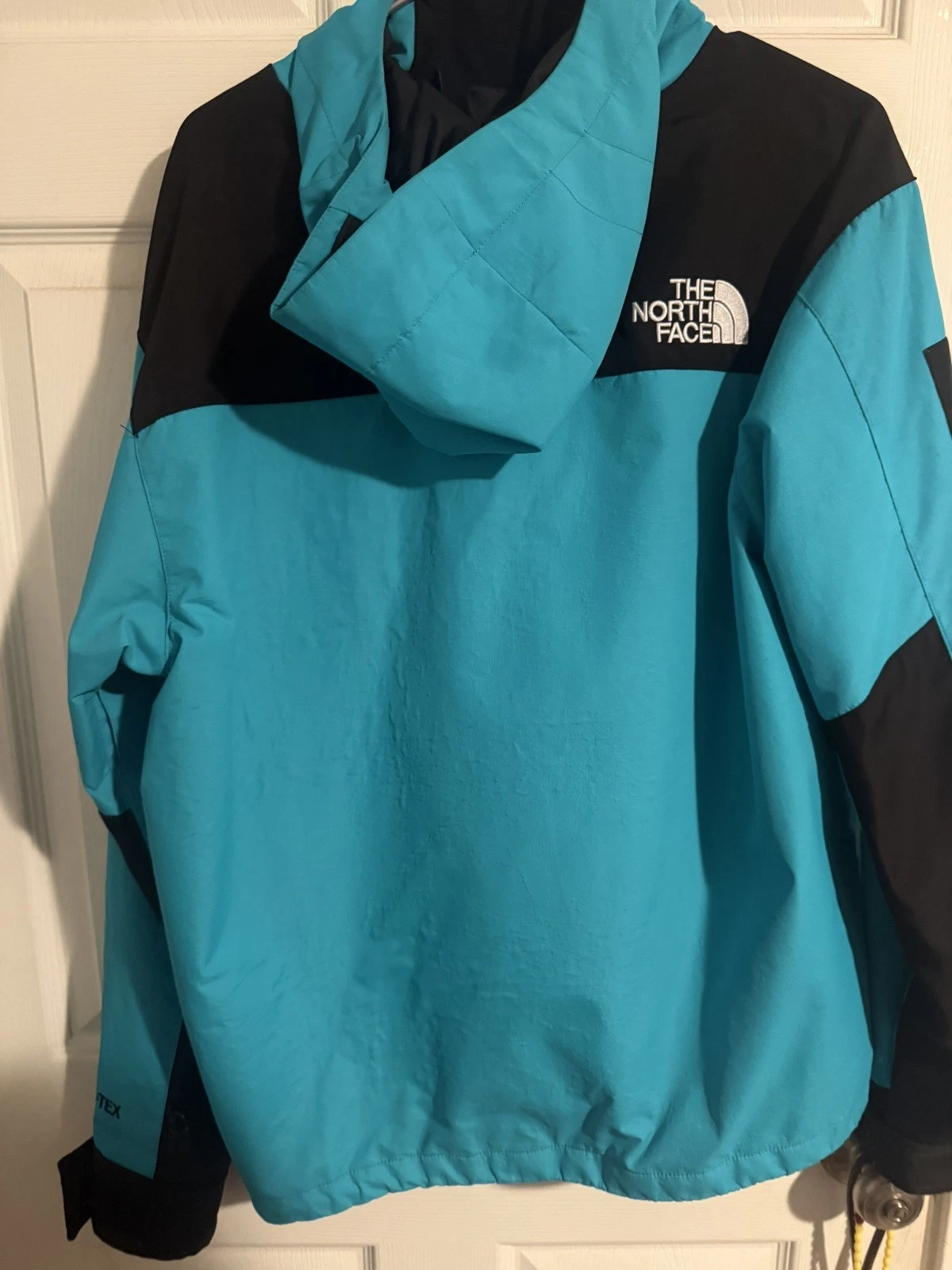 Supreme x The North Face Arc Logo Mountain Parka SS19 Teal - Large Authentic - product detail image 2