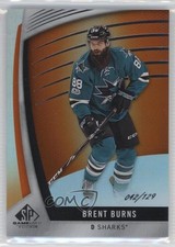 2017-18 SP Game Used Orange Rainbow 42/129 Brent Burns #65 1r5