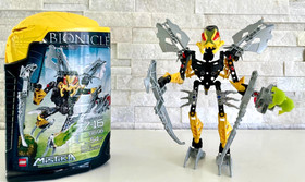Bionicle Mistika Set of 6 : 8688 - 8696 with Canisters & 5/6 Manuals.