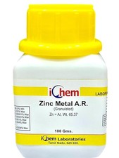 Zinc Metal Granules 99 Pure 100g Lab Grade CAS 7440-66-6 Industrial Use