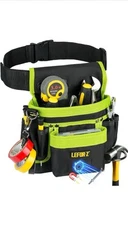 Tool Belt,Magnetic Tool Pouch,14-Pockets Tool Belts for Men,Detachable & Adjus..