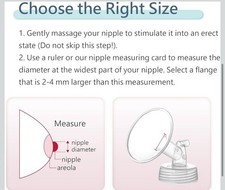 Momstouch Wide-mouth Flange/valve Kit 17mm, 2 Piece Breast Pump Parts