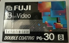 Fuji 8 mm video double coating P 6  30 New Sealed