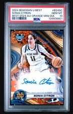 2024 BOWMAN UNIVERSITY BEST BEST OF 2024 AUTOS #B24SC SONIA CITRON 16/25 PSA 10