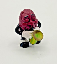 Vintage 1987 California Raisins Saxophone Player PVC Figure