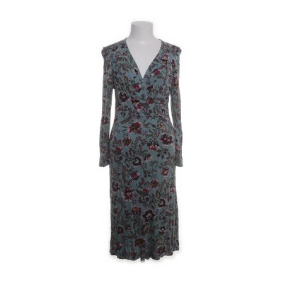 Indiska, Kleid, Größe: M, Grün/Mehrfarbig, Viskose, Blumen, Damen #wMd