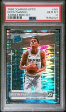 2020-21  Donruss Optic Rookie Devin Vassell PSA 10 Fanatics Box Set Variation