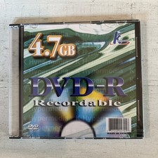 DVD-R Recordable Disc 4.7GB 4x write speed Kh...