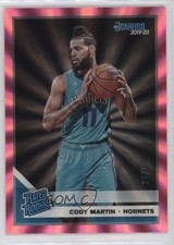 2019-20 Panini Donruss Rated Rookie Holo Pink Laser 27/50 Cody Martin #233 fs9