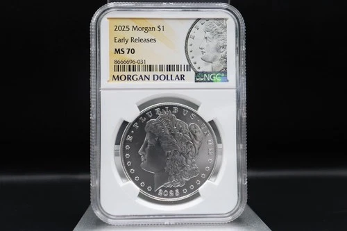 2025 Morgan Silver Dollar $1 NGC MS70 Early Releases
