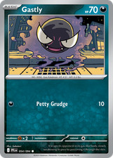 Gastly 054/094 COMMON Phantasmal Flames Reverse Holo NEAR MINT Pokemon Card