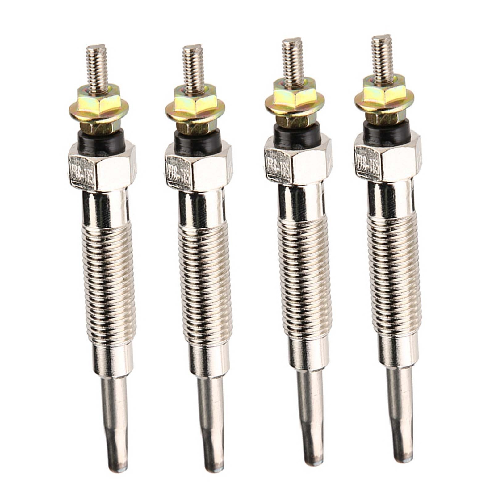 4pcs Diesel Heater Glow Plugs For Efficient Engine Start - Metal