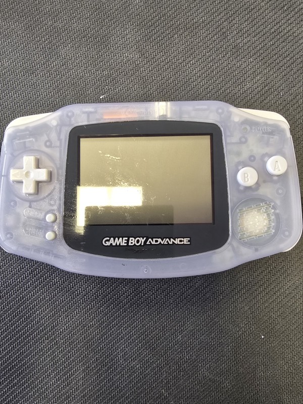 Nintendo Game Boy Advance Console System - Clear Glacier
