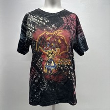 Yu-Gi-Oh Yami Yugi T-Shirt Graphic Tee Anime Black Vintage 1996 Youth Medium 8