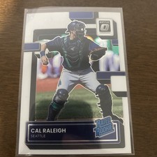 2022 Panini Donruss Optic Rated Rookie Prizm Cal Raleigh #39 Seattle Mariners
