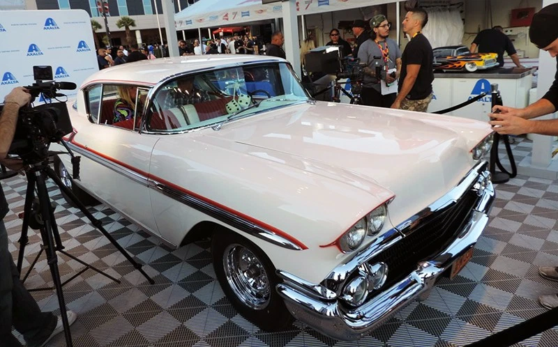 The restored '58 Impala received a lot of attention at this year's SEMA.